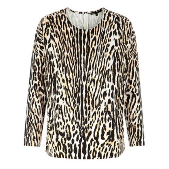 Maje patterned drop shoulder Guleo Sweater 13750 - Picture 2 of 11